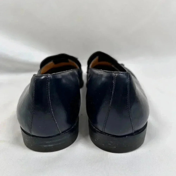Salvatore Ferragamo Studio Black Kiltie Tassels Size 9D Men Shoes Loafers Busine